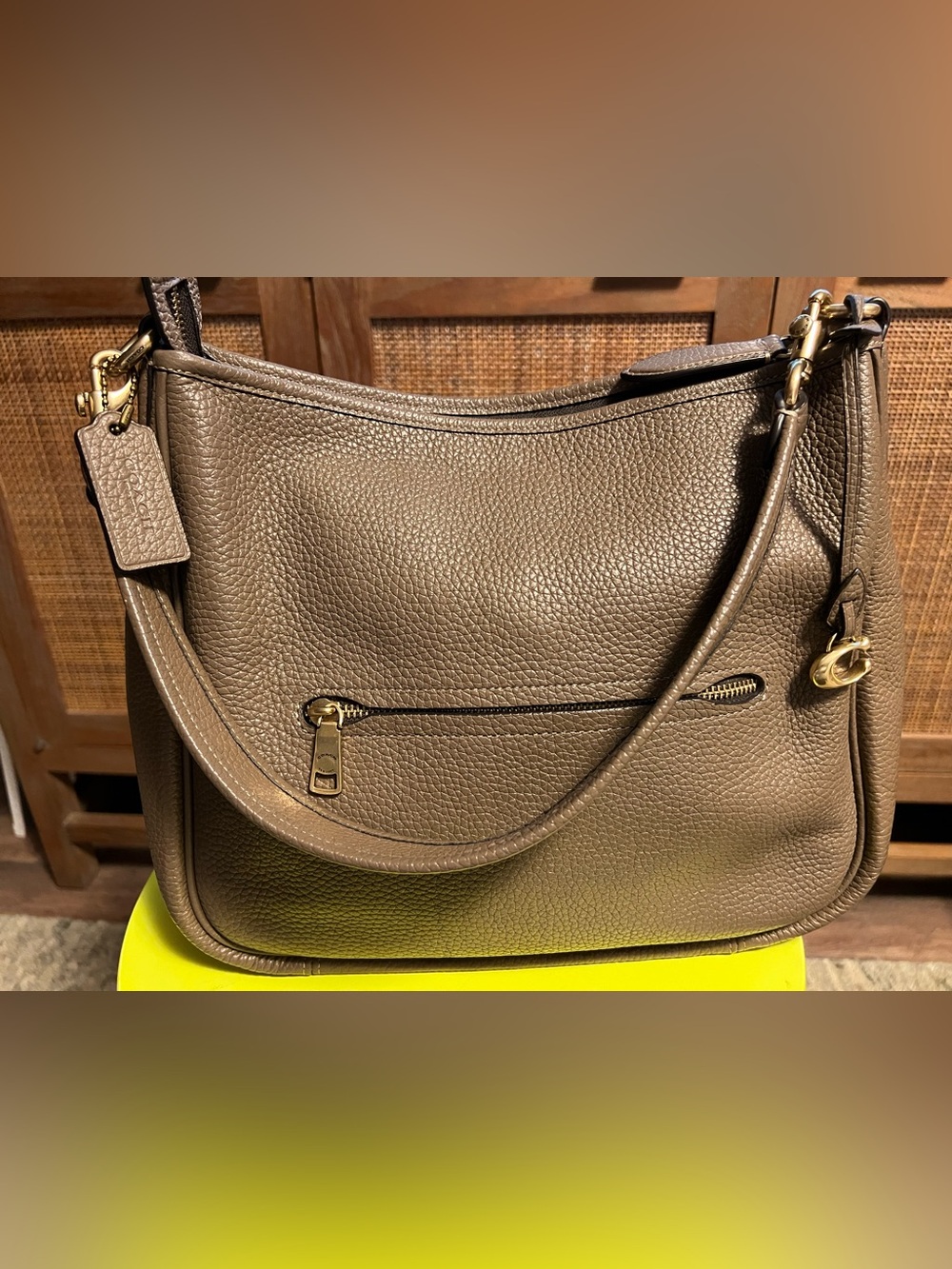 COACH Dark Stone Cary Shoulder Bag